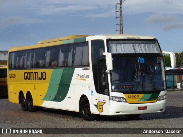 Empresa Gontijo de Transportes 12600 na cidade de Feira de Santana, Bahia, Brasil, por Anderson  Bacelar. Número da foto: #12202122.