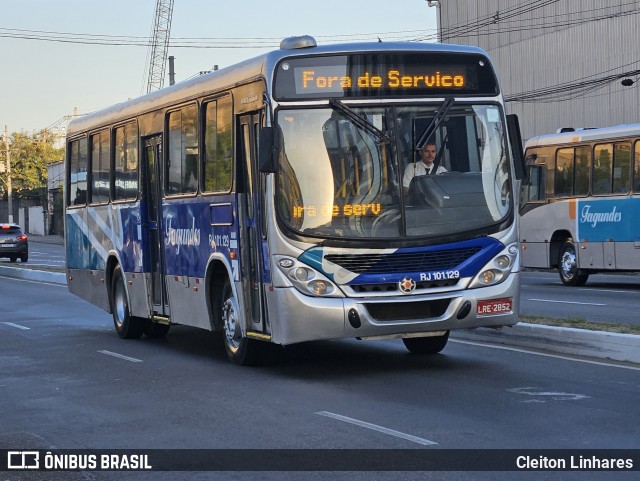 Auto Ônibus Fagundes RJ 101.129 na cidade de Niterói, Rio de Janeiro, Brasil, por Cleiton Linhares. Número da foto: #12201981.