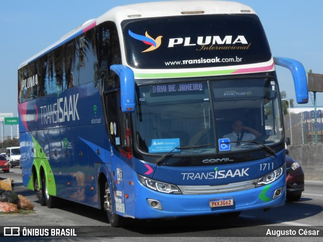 Trans Isaak Turismo 1711 na cidade de Nova Iguaçu, Rio de Janeiro, Brasil, por Augusto César. Número da foto: #12199744.