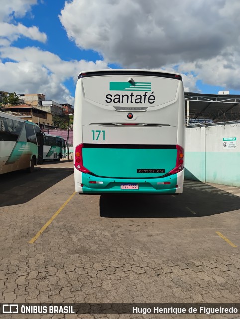 Santa Fé Transportes 171 na cidade de Belo Horizonte, Minas Gerais, Brasil, por Hugo Henrique de Figueiredo. Número da foto: #12201840.