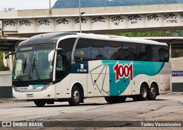 Auto Viação 1001 RJ 108.1088 na cidade de Rio de Janeiro, Rio de Janeiro, Brasil, por Tadeu Vasconcelos. Número da foto: #12201958.