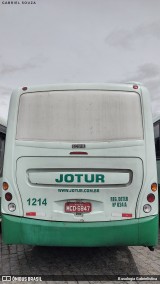 Jotur - Auto Ônibus e Turismo Josefense 1214 na cidade de Palhoça, Santa Catarina, Brasil, por Busologia Gabrielística. Número da foto: #12202052.
