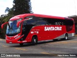 Viação Santa Cruz 34023 na cidade de Três Corações, Minas Gerais, Brasil, por Fábio Mateus Tibúrcio. Número da foto: #12200107.