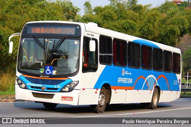 VINSAL - Viação Nossa Senhora Aparecida 2 201 na cidade de Barra do Piraí, Rio de Janeiro, Brasil, por Paulo Henrique Pereira Borges. Número da foto: #12204496.