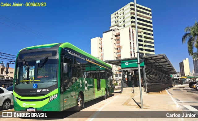 HP Transportes Coletivos 20806 na cidade de Goiânia, Goiás, Brasil, por Carlos Júnior. Número da foto: #12205122.