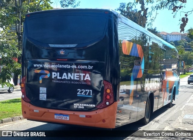 Planeta Transportes Rodoviários 2271 na cidade de Vitória, Espírito Santo, Brasil, por Everton Costa Goltara. Número da foto: #12203056.