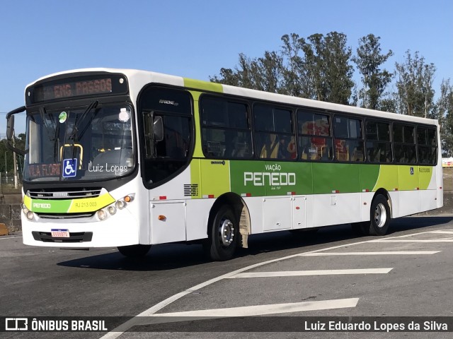 Viação Penedo RJ 213.003 na cidade de Resende, Rio de Janeiro, Brasil, por Luiz Eduardo Lopes da Silva. Número da foto: #12204119.