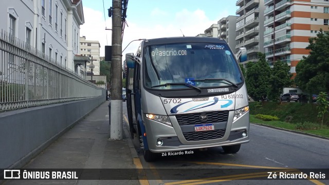 AGC Rio Turismo RJ 635.002 na cidade de Petrópolis, Rio de Janeiro, Brasil, por Zé Ricardo Reis. Número da foto: #12203931.