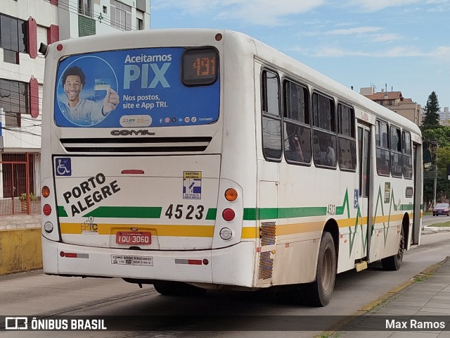 VAP - Viação Alto Petrópolis 4523 na cidade de Porto Alegre, Rio Grande do Sul, Brasil, por Max Ramos. Número da foto: #12205481.