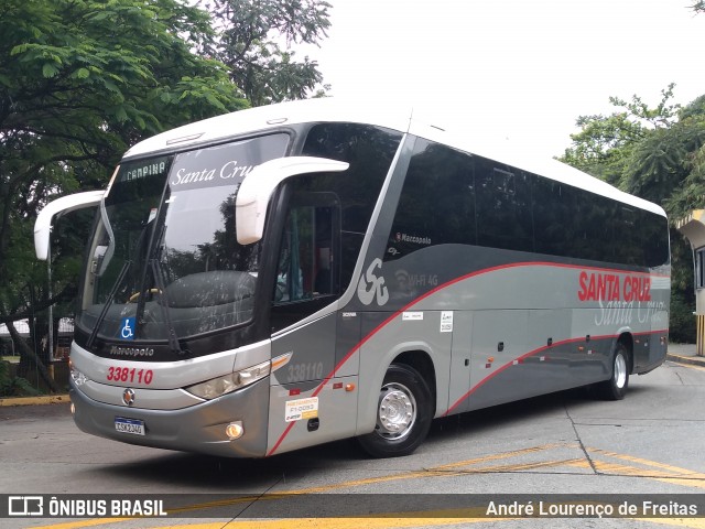 Viação Santa Cruz 338110 na cidade de São Paulo, São Paulo, Brasil, por André Lourenço de Freitas. Número da foto: #12204333.