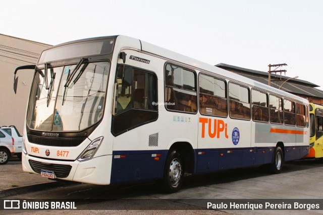 TUPi Transportes Urbanos Piracicaba 8477 na cidade de Piracicaba, São Paulo, Brasil, por Paulo Henrique Pereira Borges. Número da foto: #12204569.