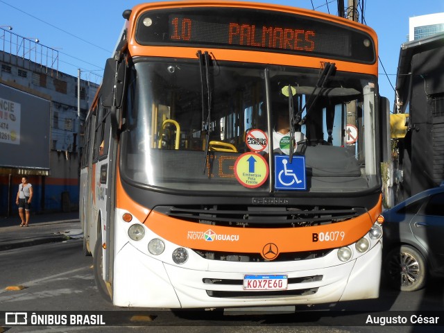 Expresso Nossa Senhora da Glória B06079 na cidade de Nova Iguaçu, Rio de Janeiro, Brasil, por Augusto César. Número da foto: #12205273.