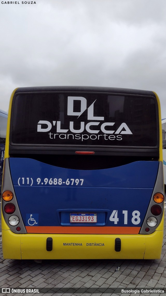 D´Lucca Transportes 418 na cidade de Barueri, São Paulo, Brasil, por Busologia Gabrielística. Número da foto: #12205410.