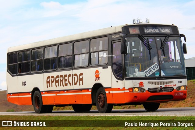 VINSAL - Viação Nossa Senhora Aparecida 034 na cidade de Barra do Piraí, Rio de Janeiro, Brasil, por Paulo Henrique Pereira Borges. Número da foto: #12204475.