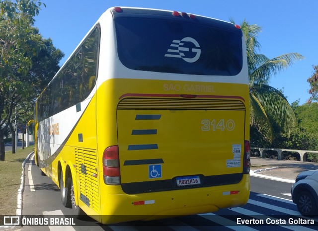 Viação São Gabriel 3140 na cidade de Vitória, Espírito Santo, Brasil, por Everton Costa Goltara. Número da foto: #12203058.