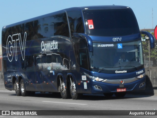 Viação Cometa 719302 na cidade de Nova Iguaçu, Rio de Janeiro, Brasil, por Augusto César. Número da foto: #12205464.