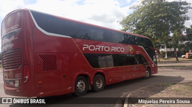 Auto Viação Porto Rico 2307 na cidade de Santa Inês, Maranhão, Brasil, por Miqueias Pereira Sousa. Número da foto: #12203089.