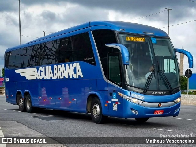 Viação Águia Branca 14006 na cidade de São Paulo, São Paulo, Brasil, por Matheus Vasconcelos. Número da foto: #12203707.