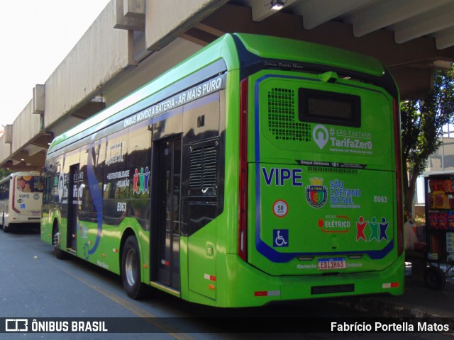 VIPE - Viação Padre Eustáquio E063 na cidade de São Caetano do Sul, São Paulo, Brasil, por Fabrício Portella Matos. Número da foto: #12204297.