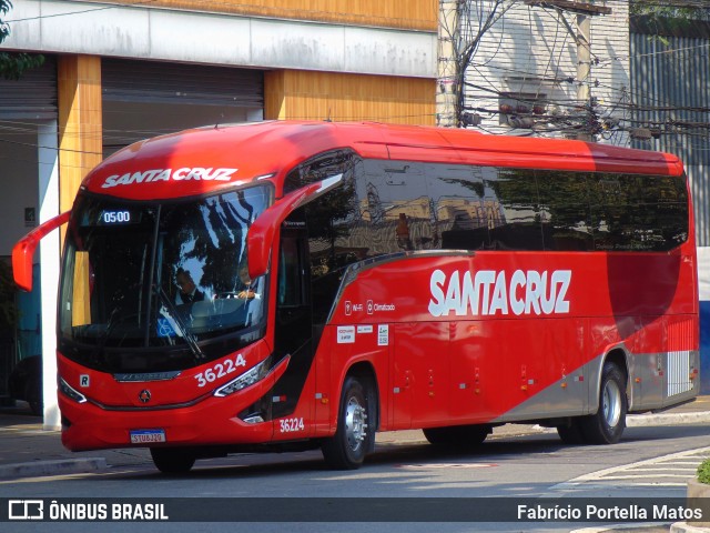 Viação Santa Cruz 36224 na cidade de São Caetano do Sul, São Paulo, Brasil, por Fabrício Portella Matos. Número da foto: #12204251.