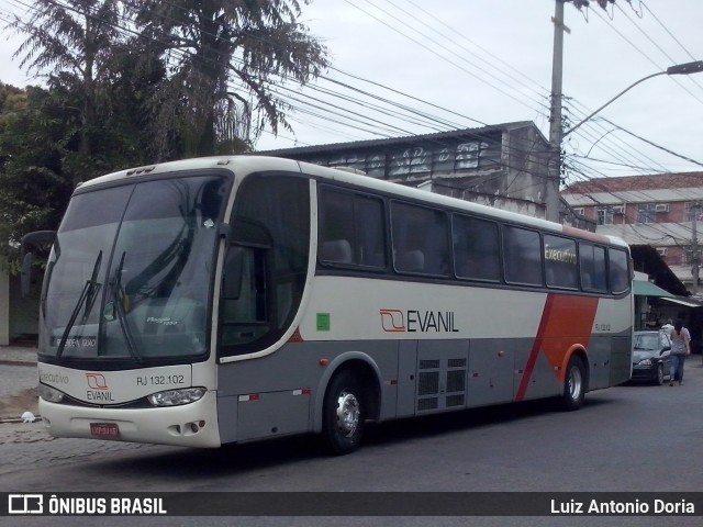 Evanil Transportes e Turismo RJ 132.102 na cidade de Nova Iguaçu, Rio de Janeiro, Brasil, por Luiz Antonio Doria. Número da foto: #12205027.