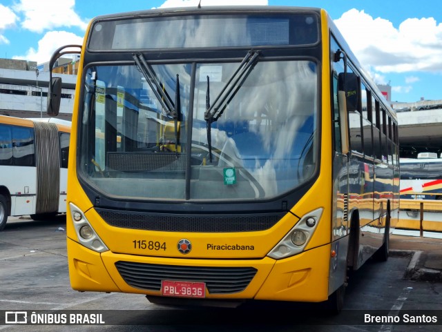 Viação Piracicabana Distrito Federal 115894 na cidade de Brasília, Distrito Federal, Brasil, por Brenno Santos. Número da foto: #12203748.