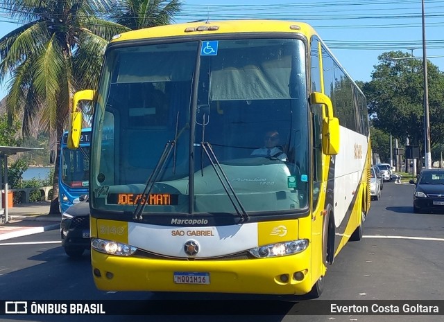 Viação São Gabriel 3140 na cidade de Vitória, Espírito Santo, Brasil, por Everton Costa Goltara. Número da foto: #12203057.
