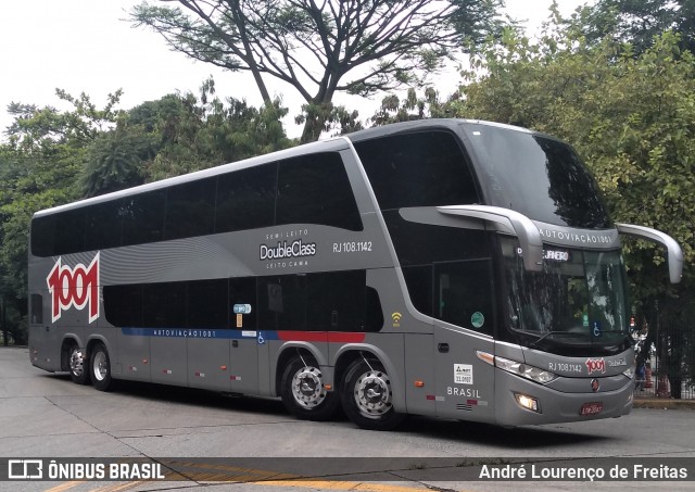 Auto Viação 1001 RJ 108.1142 na cidade de São Paulo, São Paulo, Brasil, por André Lourenço de Freitas. Número da foto: #12203956.