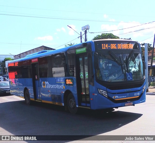 JTP Transportes - COM Porto Velho 02.181 na cidade de Porto Velho, Rondônia, Brasil, por João Sales Vitor. Número da foto: #12207632.