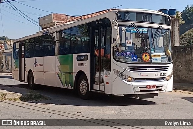 Viação Pinheiral RJ 189.013 na cidade de Pinheiral, Rio de Janeiro, Brasil, por Evelyn Lima. Número da foto: #12205645.