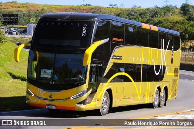 Expresso JK 23125 na cidade de Aparecida, São Paulo, Brasil, por Paulo Henrique Pereira Borges. Número da foto: #12207852.