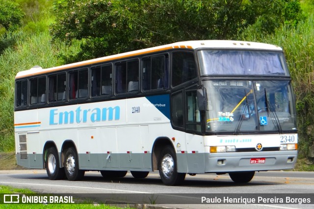 Emtram 2340 na cidade de Barra do Piraí, Rio de Janeiro, Brasil, por Paulo Henrique Pereira Borges. Número da foto: #12207772.