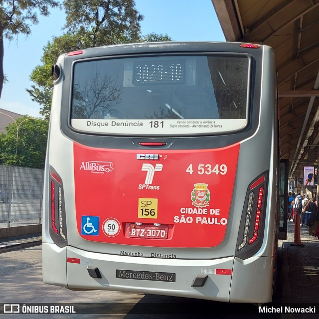 Allibus Transportes 4 5349 na cidade de São Paulo, São Paulo, Brasil, por Michel Nowacki. Número da foto: #12208261.