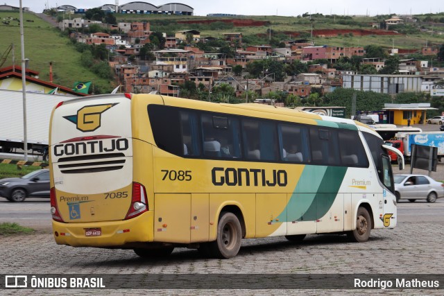 Empresa Gontijo de Transportes 7085 na cidade de João Monlevade, Minas Gerais, Brasil, por Rodrigo Matheus. Número da foto: #12207252.