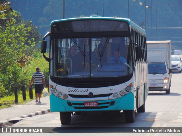 Viação Talismã 771 na cidade de Rio Grande da Serra, São Paulo, Brasil, por Fabrício Portella Matos. Número da foto: #12207462.
