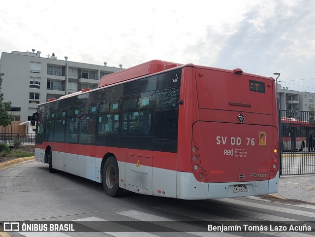 STU Santiago Transporte Urbano SVDD76 na cidade de Santiago, Santiago, Metropolitana de Santiago, Chile, por Benjamín Tomás Lazo Acuña. Número da foto: #12206209.
