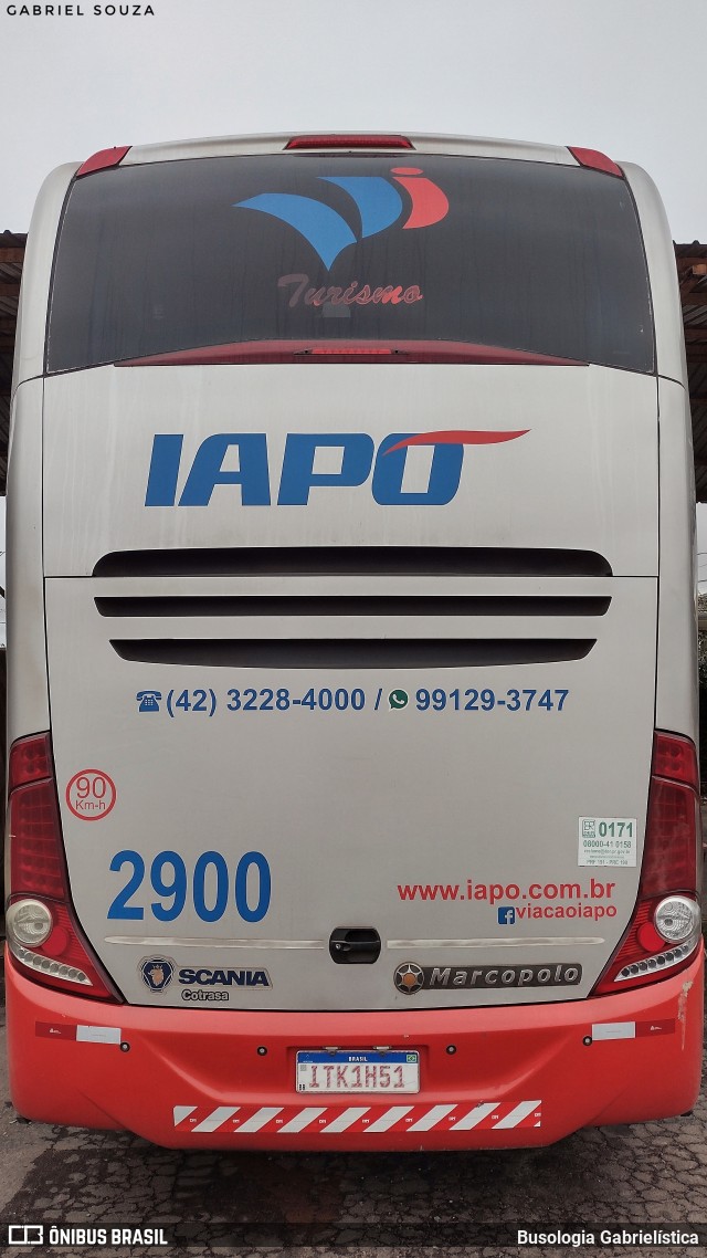 Viação Santana Iapó 2900 na cidade de Ponta Grossa, Paraná, Brasil, por Busologia Gabrielística. Número da foto: #12208797.