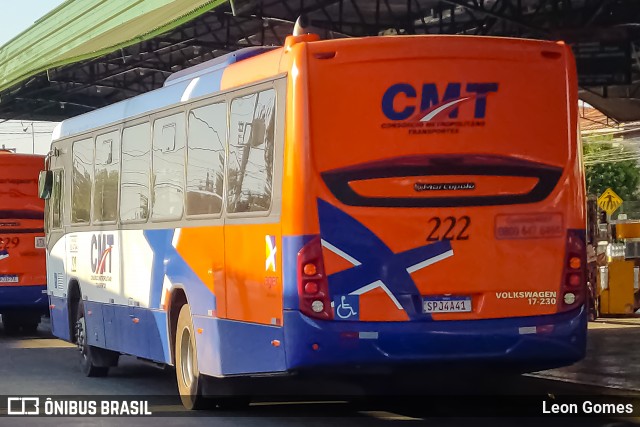 CMT - Consórcio Metropolitano Transportes 222 na cidade de Várzea Grande, Mato Grosso, Brasil, por Leon Gomes. Número da foto: #12207542.