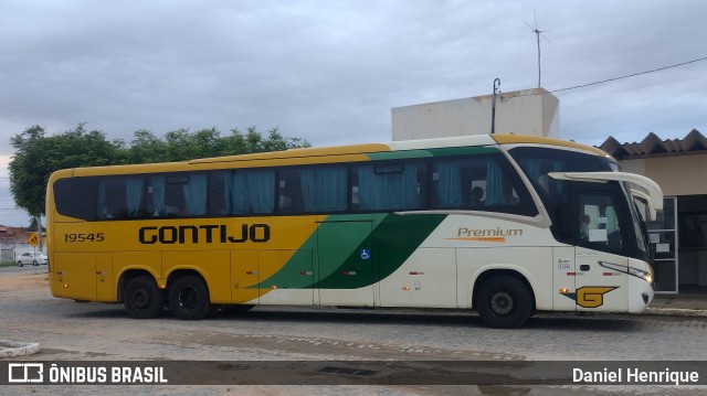 Empresa Gontijo de Transportes 19545 na cidade de Cipó, Bahia, Brasil, por Daniel Henrique. Número da foto: #12205657.