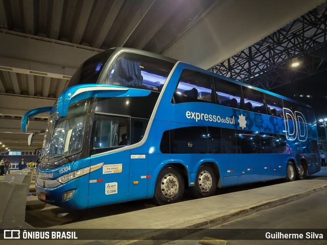 Expresso do Sul 15304 na cidade de Santos, São Paulo, Brasil, por Guilherme Silva. Número da foto: #12205785.