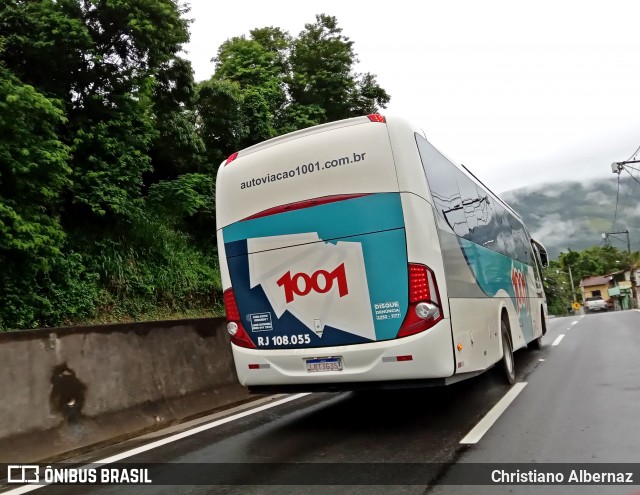 Auto Viação 1001 RJ 108.055 na cidade de Rio Bonito, Rio de Janeiro, Brasil, por Christiano Albernaz. Número da foto: #12205736.