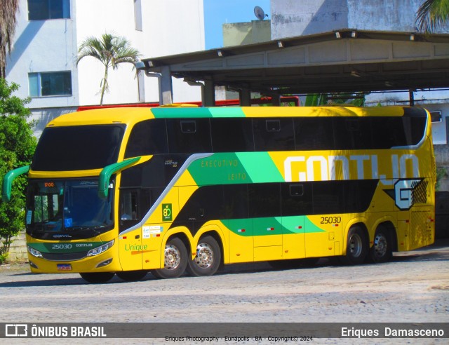 Empresa Gontijo de Transportes 25030 na cidade de Eunápolis, Bahia, Brasil, por Eriques  Damasceno. Número da foto: #12206195.