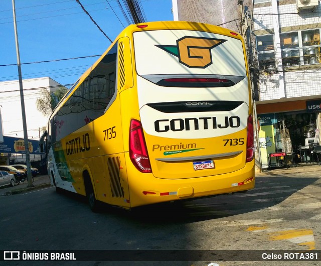 Empresa Gontijo de Transportes 7135 na cidade de Ipatinga, Minas Gerais, Brasil, por Celso ROTA381. Número da foto: #12207583.