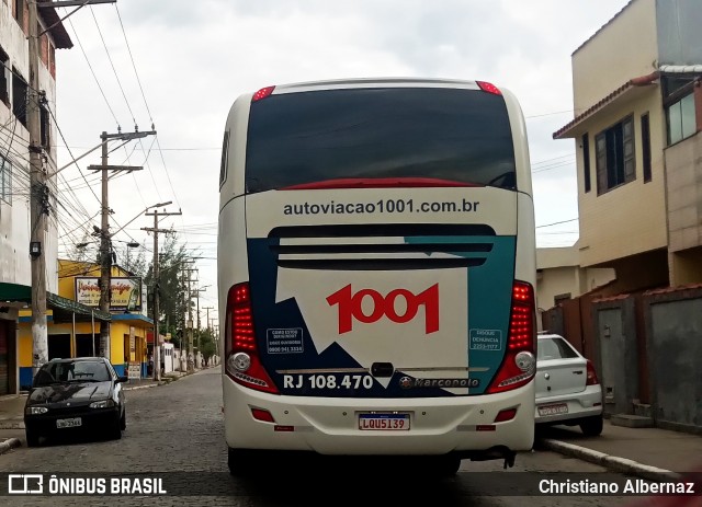 Auto Viação 1001 RJ 108.470 na cidade de Saquarema, Rio de Janeiro, Brasil, por Christiano Albernaz. Número da foto: #12206372.