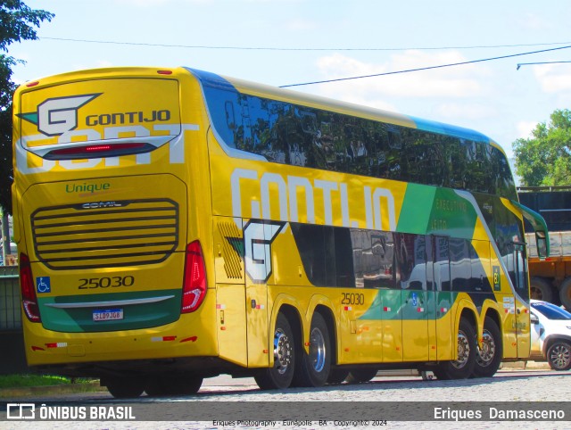 Empresa Gontijo de Transportes 25030 na cidade de Eunápolis, Bahia, Brasil, por Eriques  Damasceno. Número da foto: #12206194.