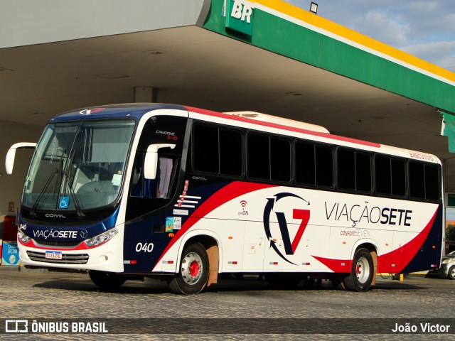 Viação Sete 040 na cidade de Teresina, Piauí, Brasil, por João Victor. Número da foto: #12208833.