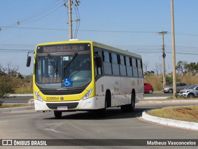 Viação Pioneira 229954 na cidade de Gama, Distrito Federal, Brasil, por Matheus Vasconcelos. Número da foto: #12209269.