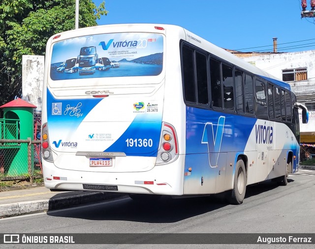 Vitória Transportes 191360 na cidade de Salvador, Bahia, Brasil, por Augusto Ferraz. Número da foto: #12208991.