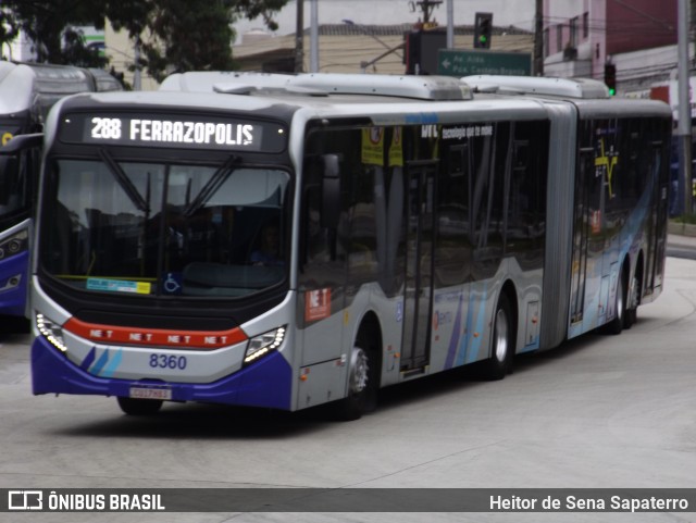 Next Mobilidade - ABC Sistema de Transporte 8360 na cidade de Diadema, São Paulo, Brasil, por Heitor de Sena Sapaterro. Número da foto: #12209348.
