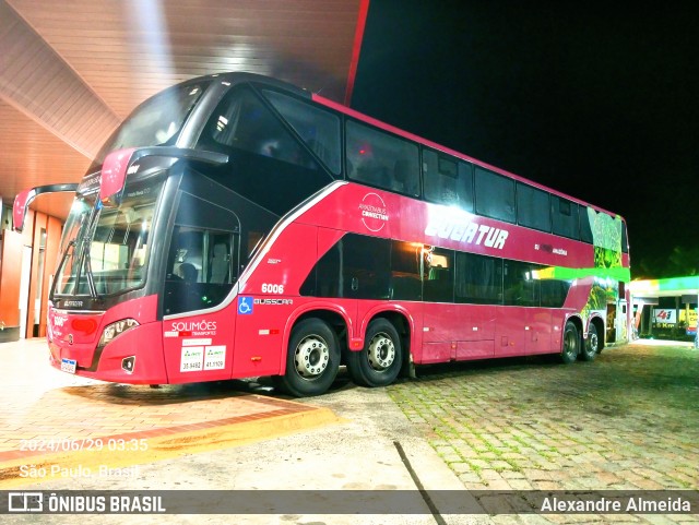 Eucatur - Empresa União Cascavel de Transportes e Turismo 6006 na cidade de Pariquera-Açu, São Paulo, Brasil, por Alexandre Almeida. Número da foto: #12209061.